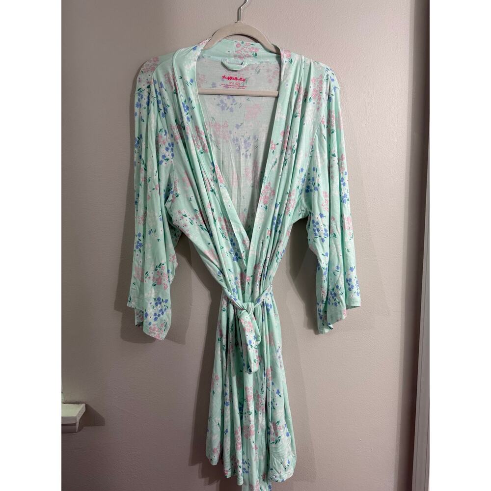 Ruffle Butts Bamboo Robe - Picture 2 of 6